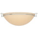 Moonband 3 Light 15.9 inch Sterling Semi-Flush Ceiling Light in Sand, Large