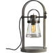 Erlenmeyer 19.4 inch 60 watt Dark Smoke Table Lamp Portable Light