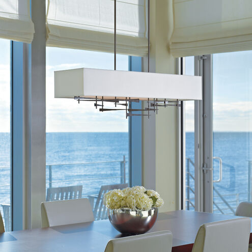 Cavaletti 4 Light 42 inch Dark Smoke Pendant Ceiling Light in Natural Anna