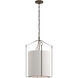 Bow 3 Light 19.3 inch Bronze Pendant Ceiling Light, Tall - Open Box