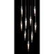 Lilium 9 Light 20.5 inch Sterling Pendant Ceiling Light, Standard
