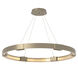 Aura LED 48 inch Soft Gold Pendant Ceiling Light, Large