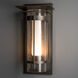 Torch 1 Light 20.3 inch Coastal Dark Smoke Outdoor Sconce, Large - Open Box