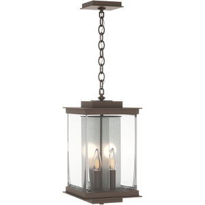 Kingston 4 Light 9.6 inch Coastal Bronze and Translucent Vintage Platinum Outdoor Lantern in Coastal Bronze/Translucent Vintage Platinum, Large