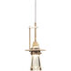 Erlenmeyer 1 Light 3.3 inch Soft Gold Mini Pendant Ceiling Light