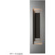 Art + Alchemy Procession 2 Light 27.5 inch Coastal Burnished Steel with Coastal Black Outdoor Wall Light - Open Box