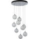 Fritz 9 Light 20.5 inch Sterling Pendant Ceiling Light, Standard