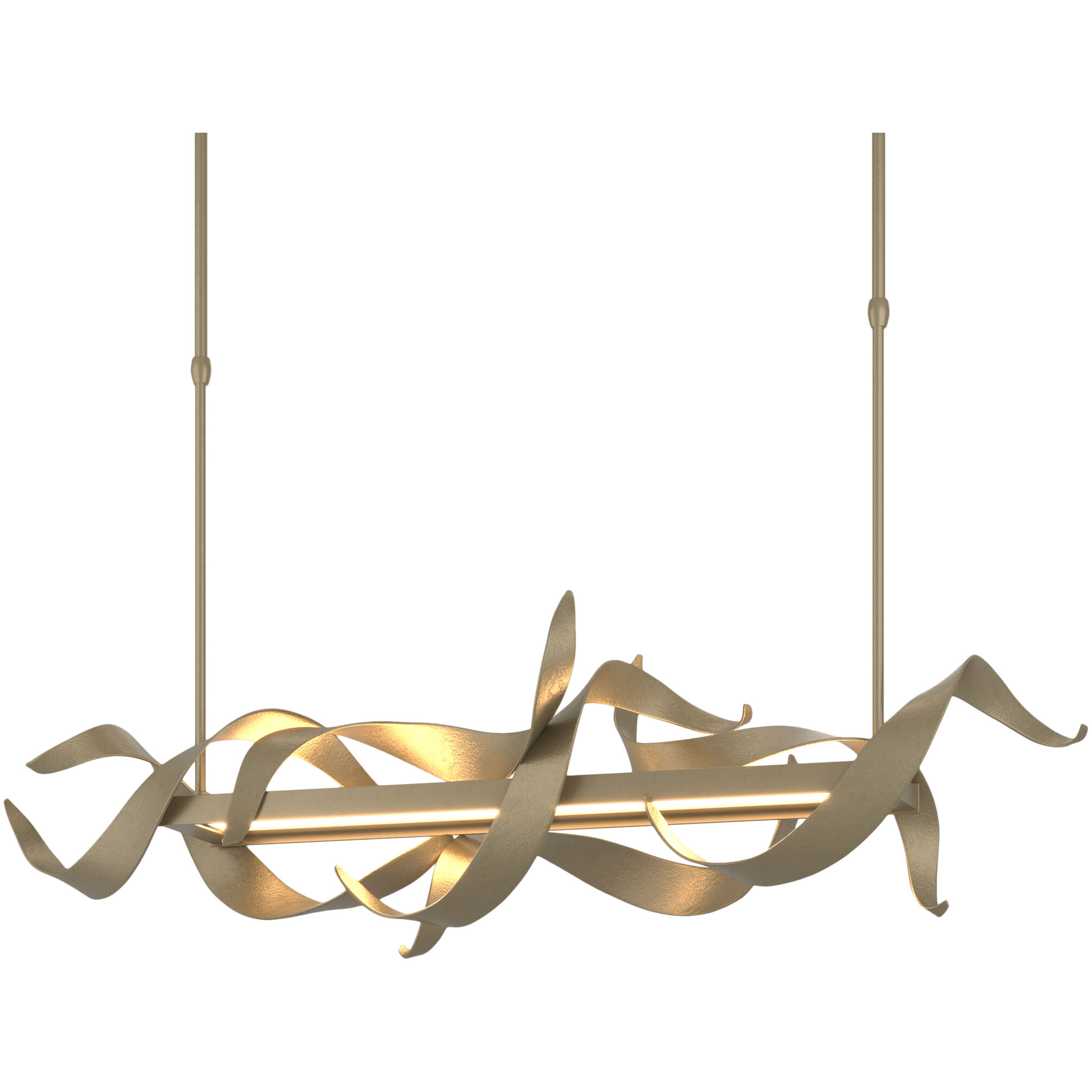 Folio LED 37.8 inch Soft Gold Pendant Ceiling Light