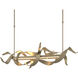Folio LED 37.8 inch Soft Gold Pendant Ceiling Light