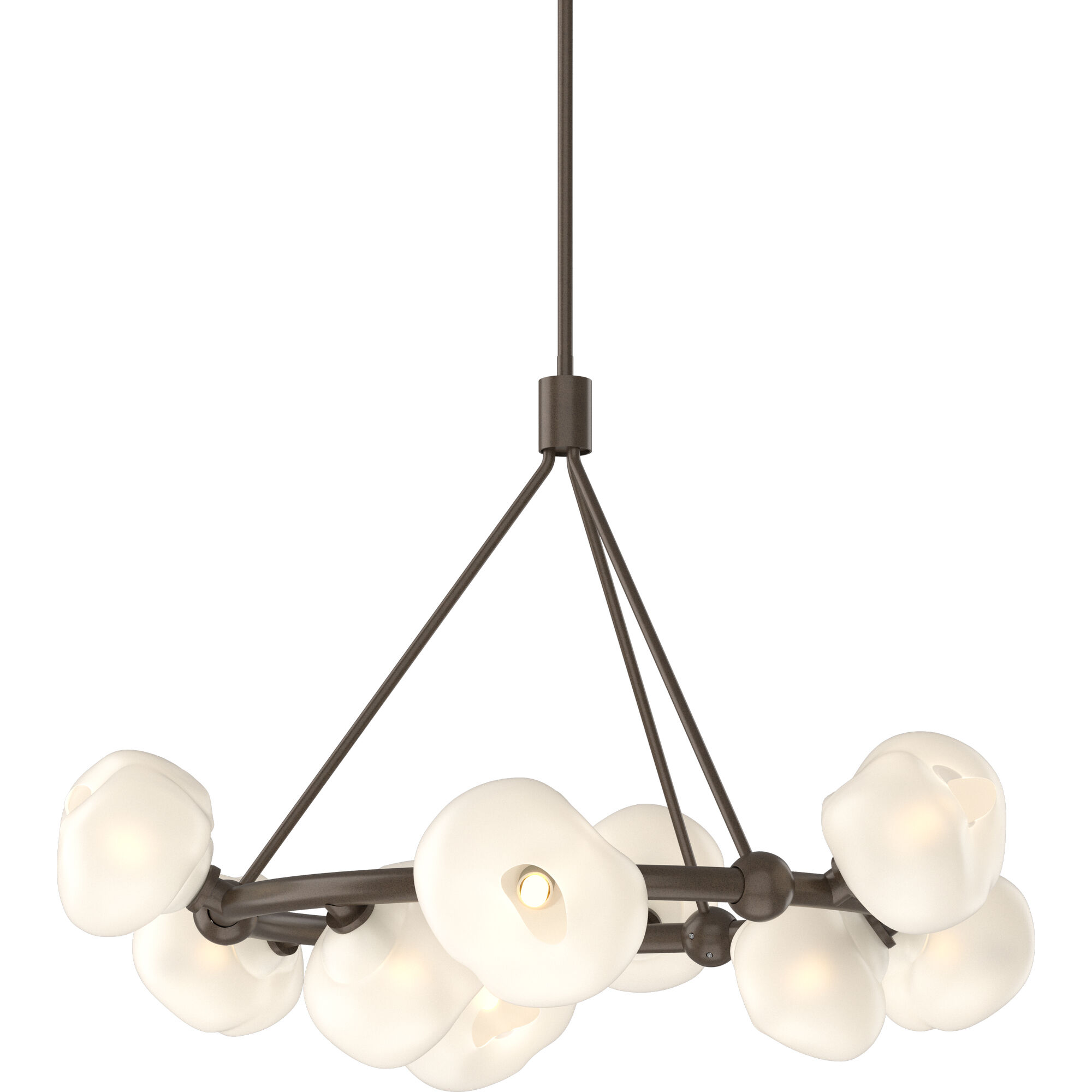 Ume 9 Light 32 inch Bronze Ring Pendant Ceiling Light