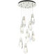 Luma 9 Light 20.5 inch Sterling Pendant Ceiling Light, Large