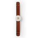 Art & Alchemy SNAPS White Additional Module with Extension Strap in Chestnut Leather with Alabaster