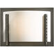 Forged Vertical Bars 1 Light 12.5 inch Dark Smoke ADA Sconce Wall Light