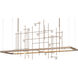 Spring LED 53.4 inch Bronze Pendant Ceiling Light, Long