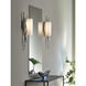 Brindille 1 Light 7.8 inch Vintage Platinum ADA Sconce Wall Light, Left