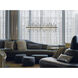 Cityscape LED 51.9 inch Dark Smoke/Vintage Platinum Pendant Ceiling Light, Large