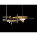 Planar LED 42.3 inch Dark Smoke Pendant Ceiling Light, Large