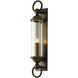 Cavo 1 Light 25.8 inch Coastal Bronze Outdoor Wall Sconce in Clear, Large