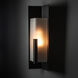 Summit 1 Light 27.3 inch Coastal Black Outdoor Sconce in Frosted, Medium