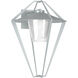 Stellar 1 Light 23.5 inch Coastal Burnished Steel Outdoor Sconce, Large
