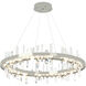 Solitude LED 38 inch Sterling Pendant Ceiling Light, Circular