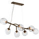 Vine 7 Light 49.3 inch Ink Pendant Ceiling Light