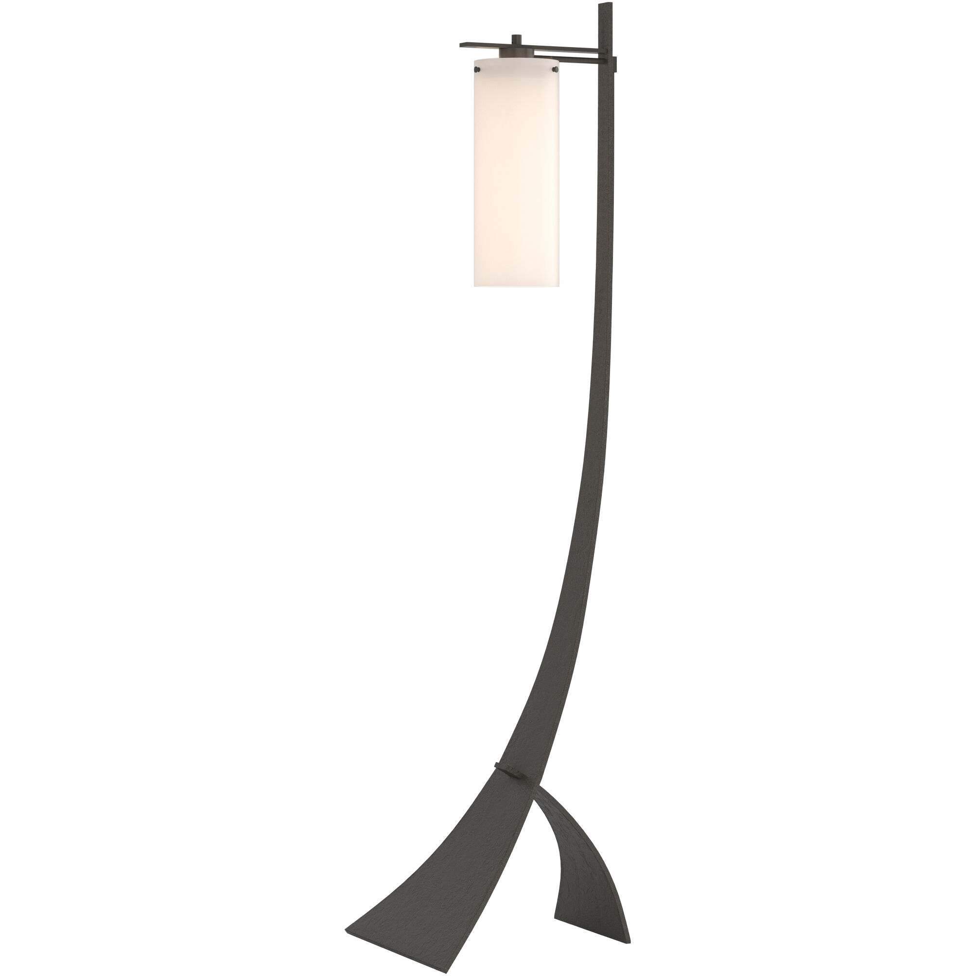 Stasis 58.5 inch 100 watt Dark Smoke Floor Lamp Portable Light