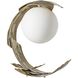 Crest 19.8 inch 5 watt Modern Brass Table Lamp Portable Light