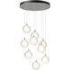 Fritz 9 Light 20.5 inch Vintage Platinum Pendant Ceiling Light, Standard