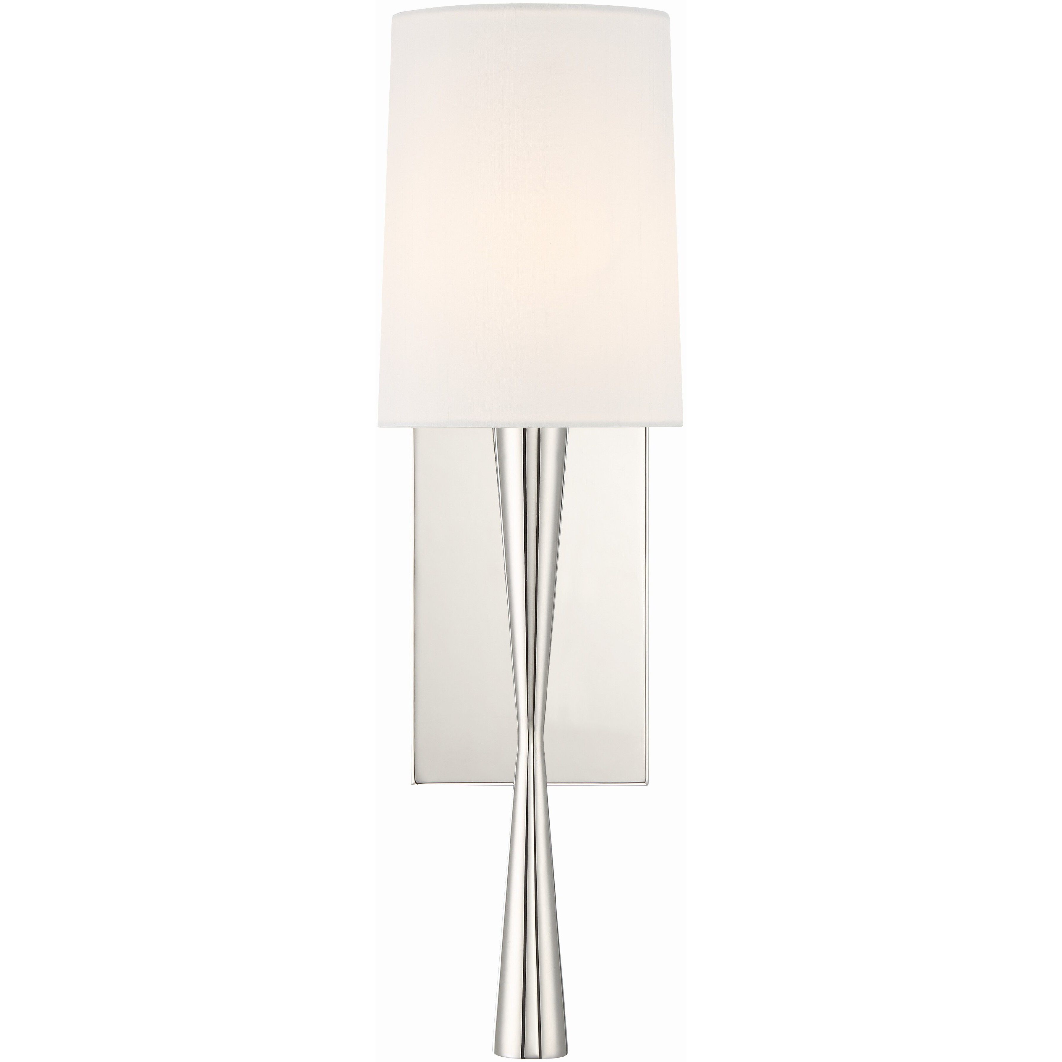 Trenton Bath Sconce Wall Light in Polished Nickel