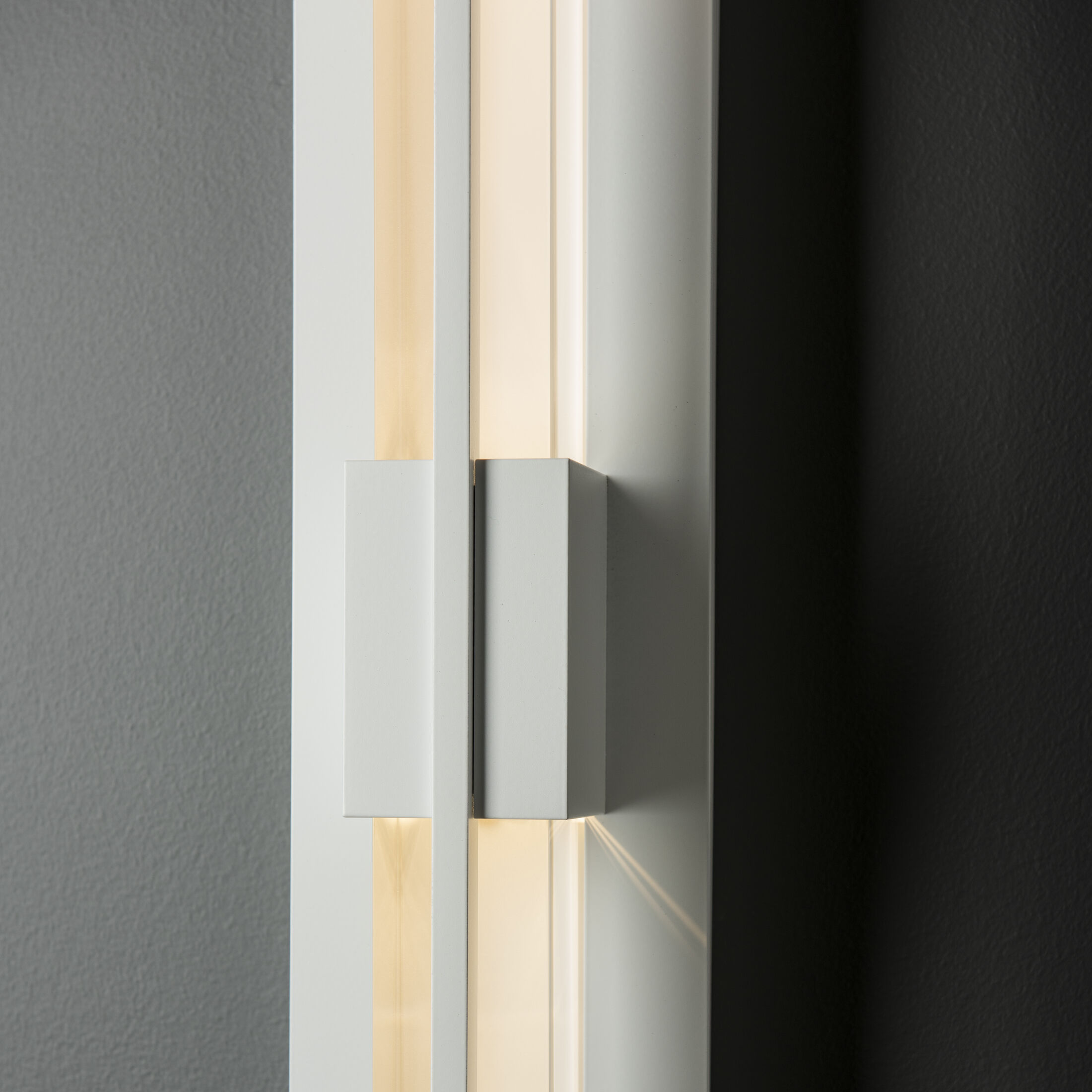Axis LED 23.5 inch Coastal White Outdoor Sconce, Small - Open Box
