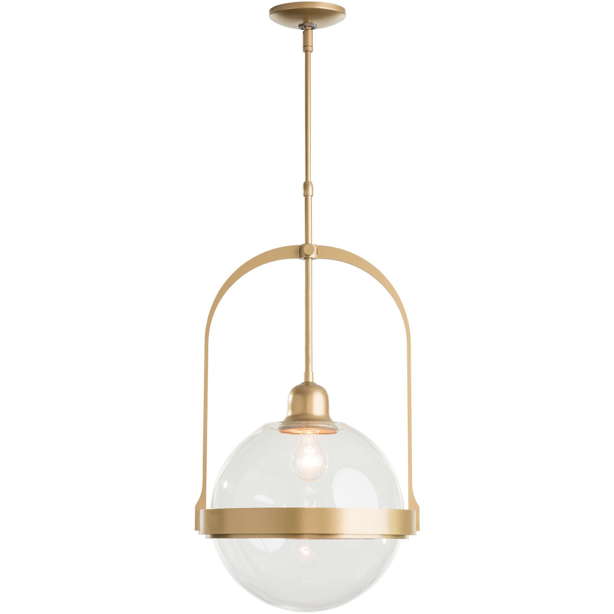 Atlas 1 Light 13.4 inch Natural Iron Pendant Ceiling Light - Open Box