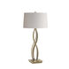 Almost Infinity 27 inch 150 watt Modern Brass Table Lamp Portable Light in Flax