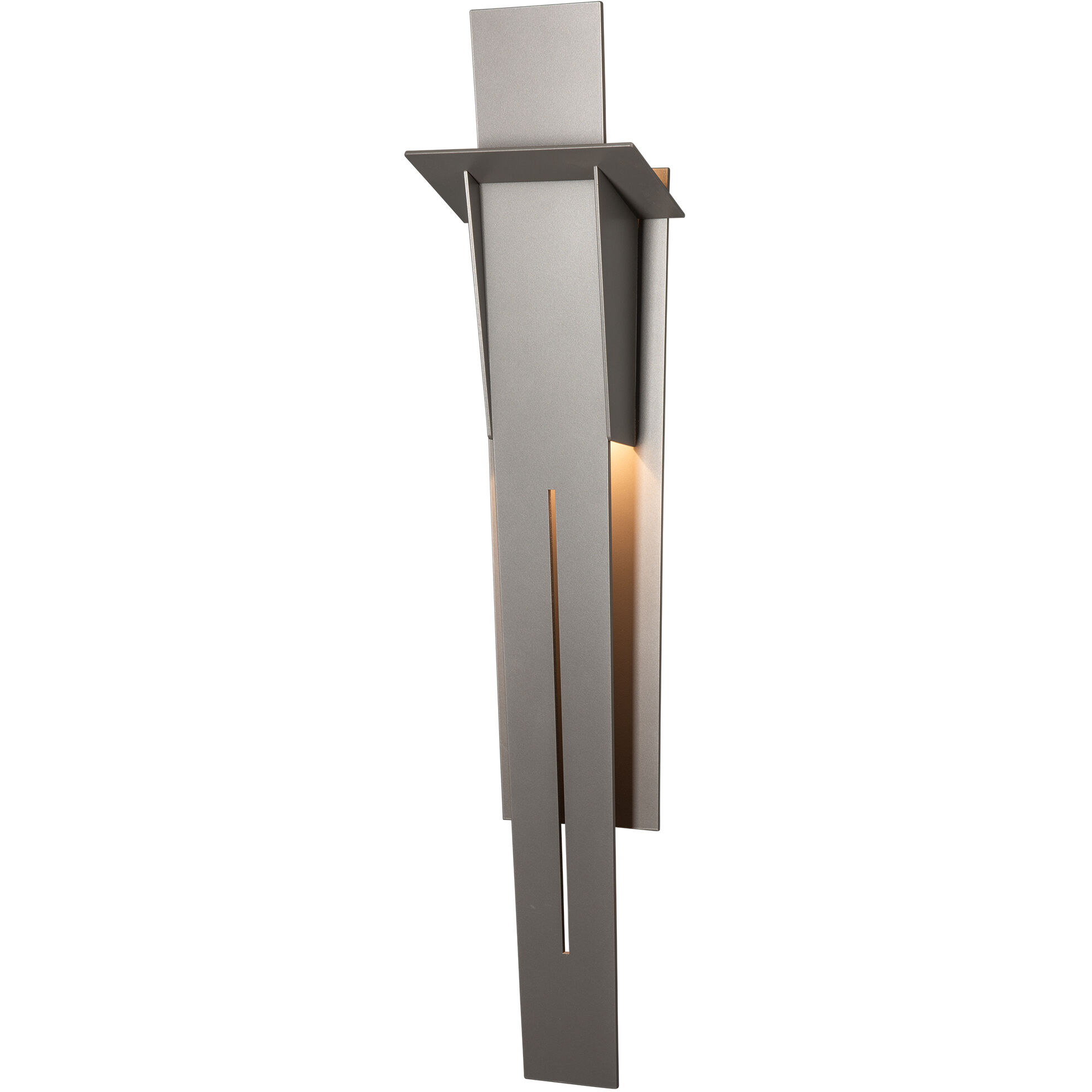 Linea 2 Light 31.3 inch Coastal Burnished Steel Outdoor Wall Sconce