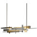 Planar LED 42.3 inch Dark Smoke Pendant Ceiling Light, Large