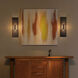 Aperture 1 Light 6.5 inch Dark Smoke ADA Vertical Sconce Wall Light in White Art