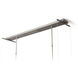 Spring LED 53.4 inch Dark Smoke Pendant Ceiling Light, Standard