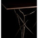 Brindille 46 X 16 inch Dark Smoke Console Table in Maple Espresso, Wood Top