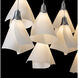 Mobius 10 Light 45.6 inch Sterling Pendant Ceiling Light, Rectangular
