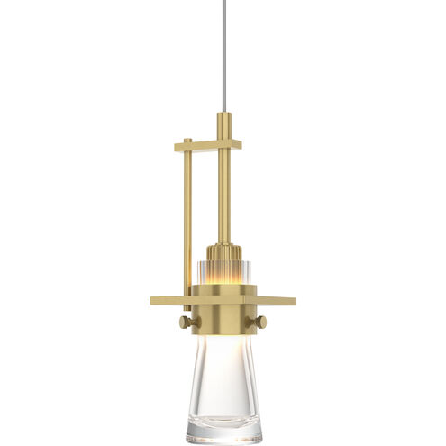 Erlenmeyer 1 Light 3.3 inch Modern Brass Mini Pendant Ceiling Light