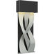 Tress LED 9.5 inch Black and Vintage Platinum ADA Sconce Wall Light, Small - Open Box