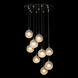 Fritz 9 Light 20.5 inch Sterling Pendant Ceiling Light, Standard
