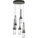 Link 5 Light 13 inch Natural Iron Mini Pendant Ceiling Light