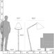 Reach 55.2 inch 100 watt Modern Brass Floor Lamp Portable Light in Natural Anna