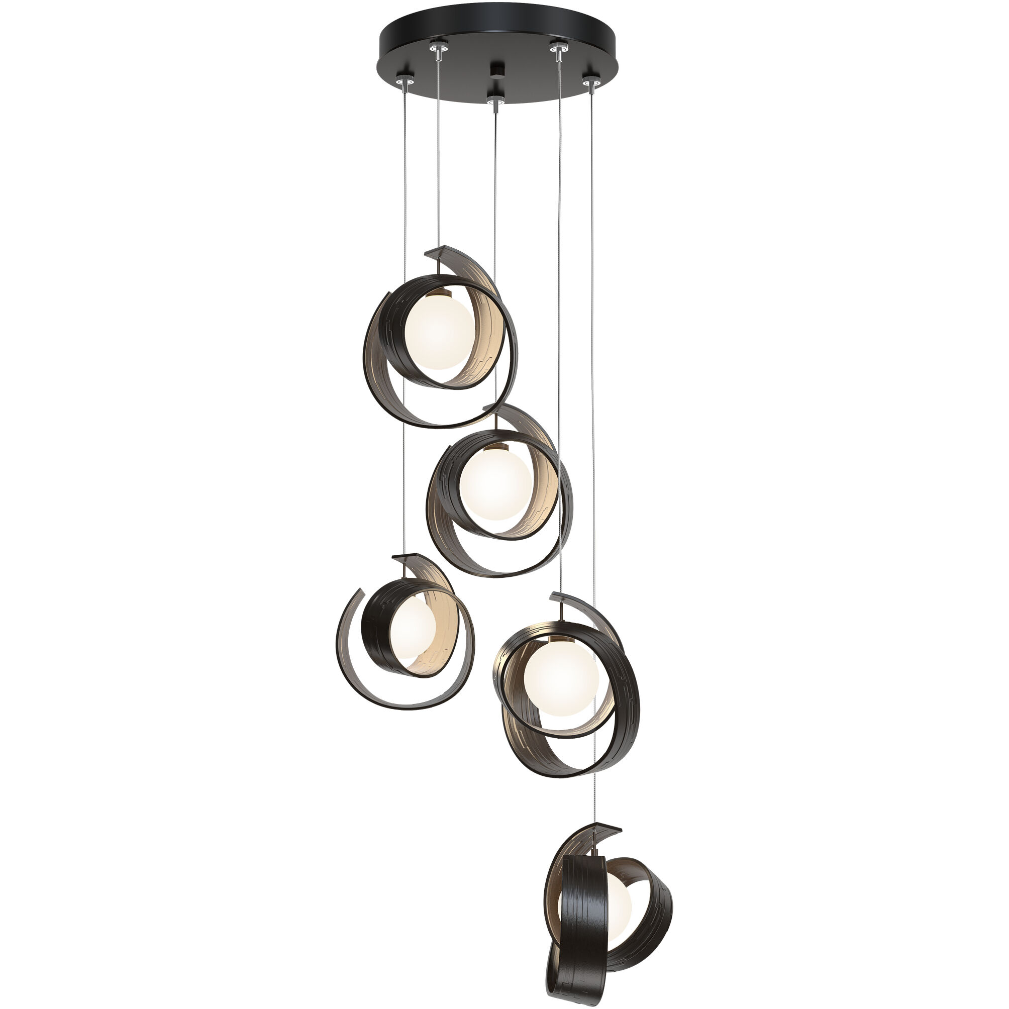 Riza 5 Light 19.1 inch Oil Rubbed Bronze Pendant Ceiling Light