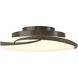 Flora LED 24.1 inch Bronze Flush Mount Ceiling Light
