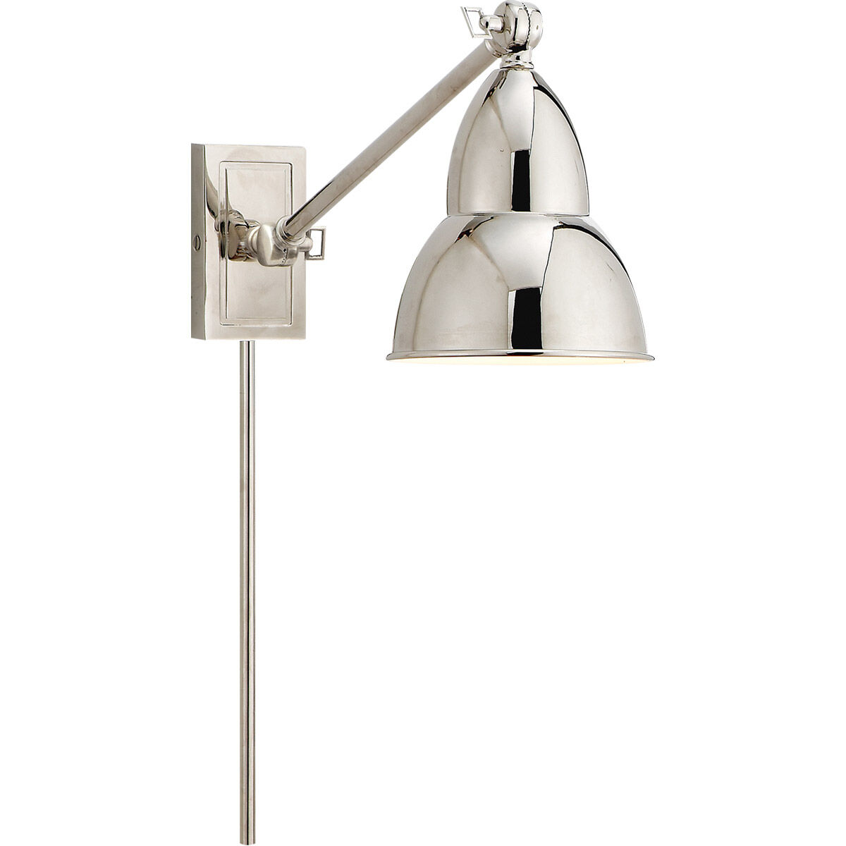 French Library2 1 Light 5.75 inch Swing Arm Light/Wall Lamp