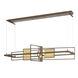 Summer LED 54.2 inch Bronze and Modern Brass Pendant Ceiling Light in Bronze/Modern Brass