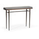 Wick 42 X 11.5 inch Dark Smoke Console Table in Maple Grey
