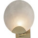 Callisto 1 Light 10 inch Modern Brass ADA Sconce Wall Light